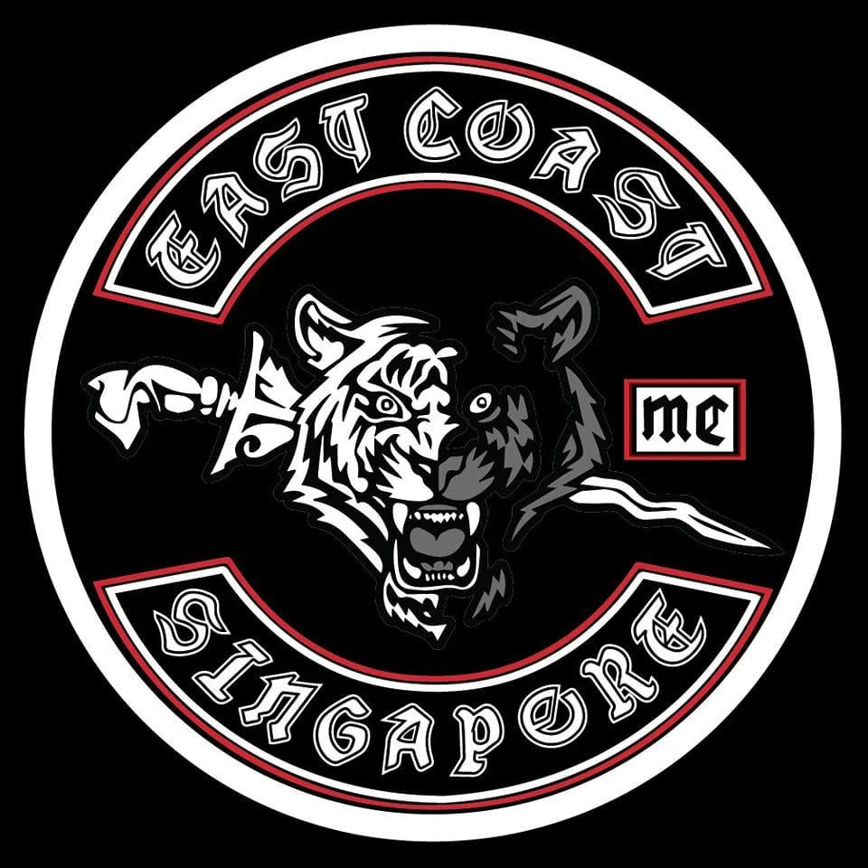 Lion Crest motorcycle club logo supplied as a display-only design reference