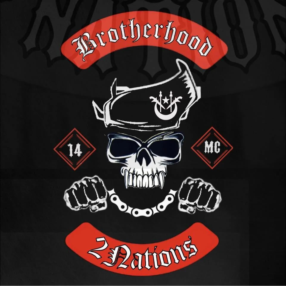 Pirate Skull motorcycle club logo supplied as a display-only design reference