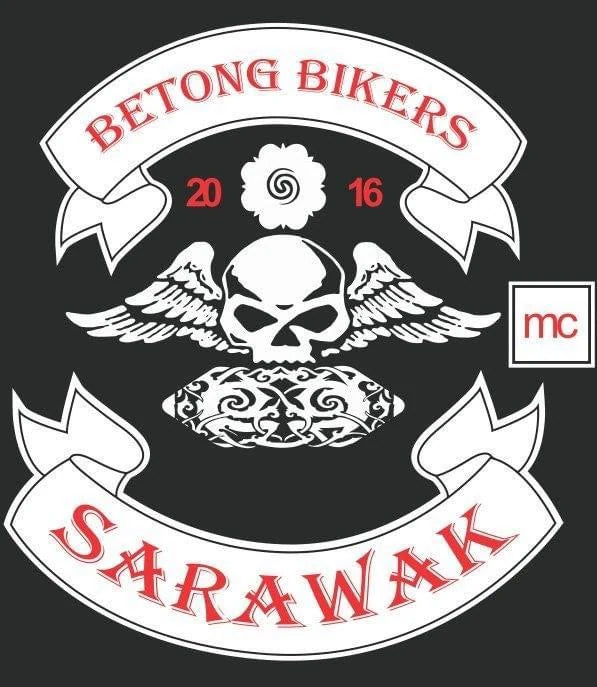 Winged Skull motorcycle club logo supplied as a display-only design reference