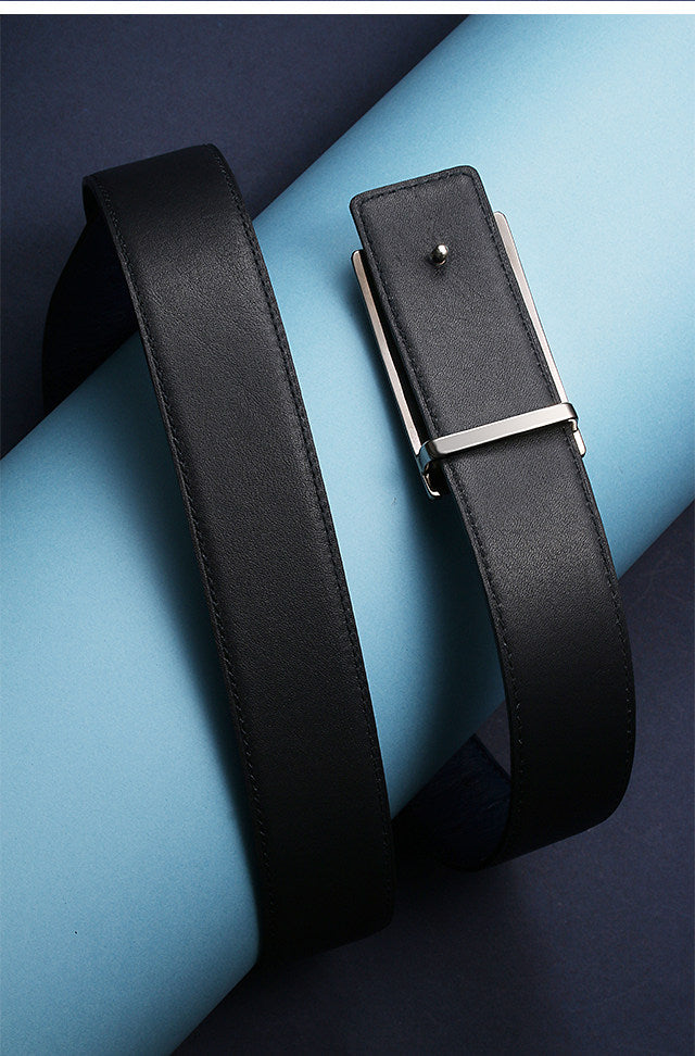 Falcon Turquoise Ostrich Leather Biker Belt — detail view 3