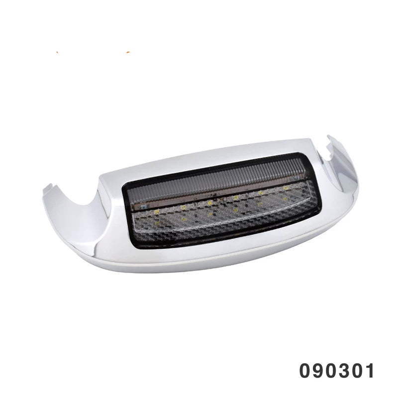 Fangster 090301 smoke lens front fender LED light with chrome housing
