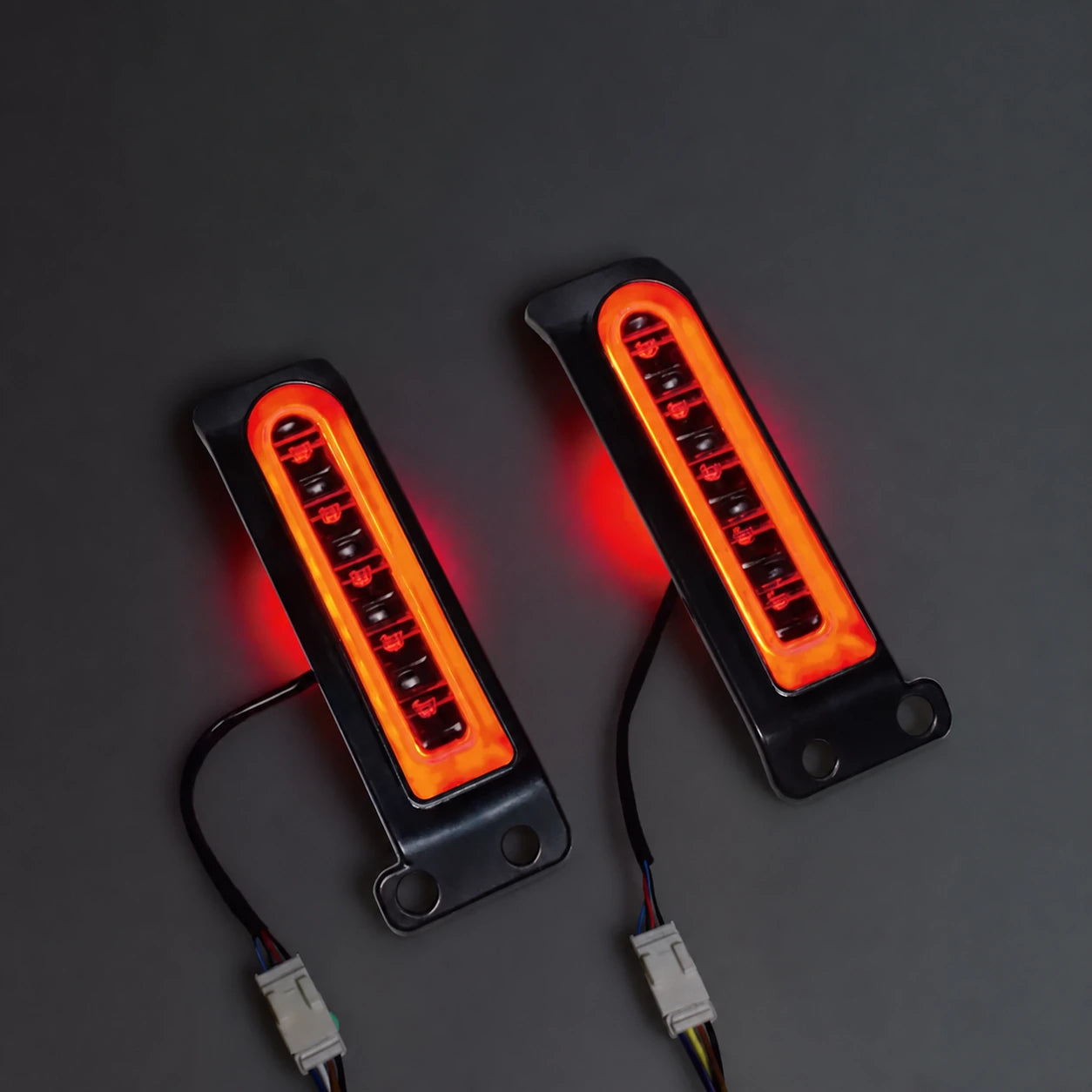 Fangster 090303 saddlebag gap LED lights illuminated red