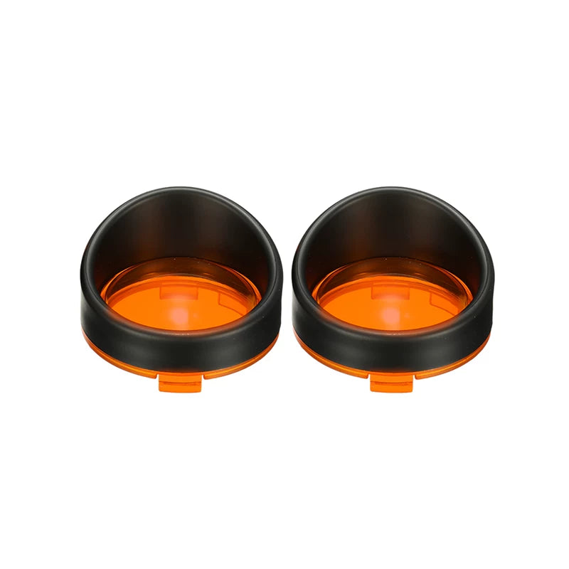 Fangster 090337 black turn signal housings with amber lenses