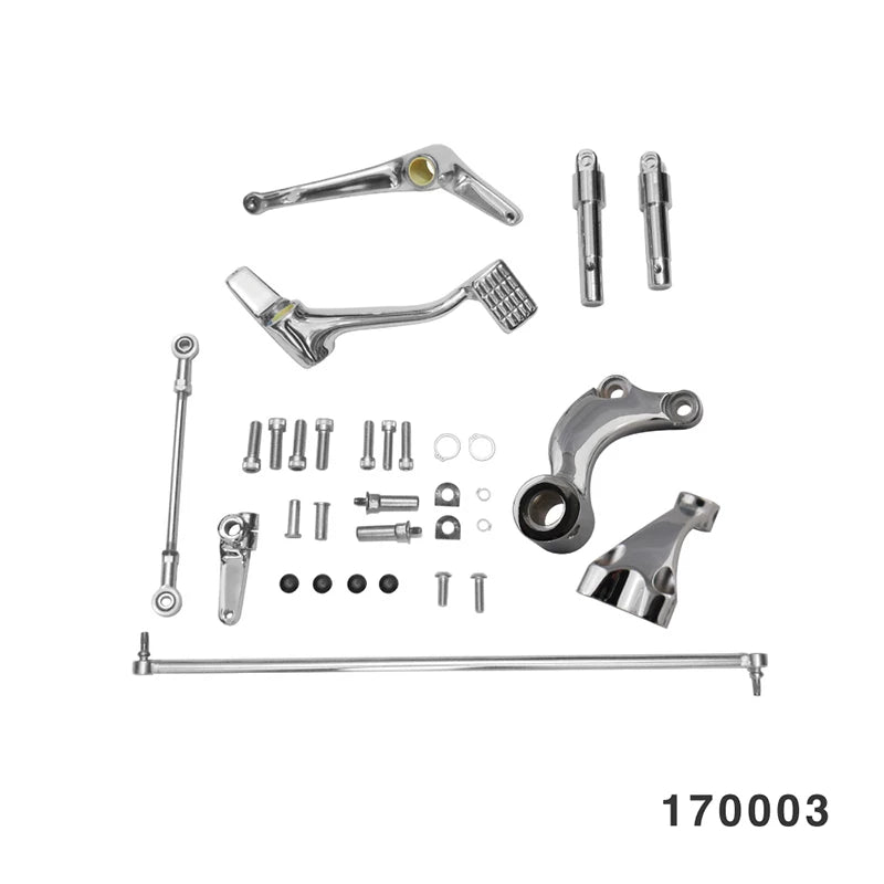 Fangster 170003 chrome forward control kit for pre-2014 Harley-Davidson Sportster XL