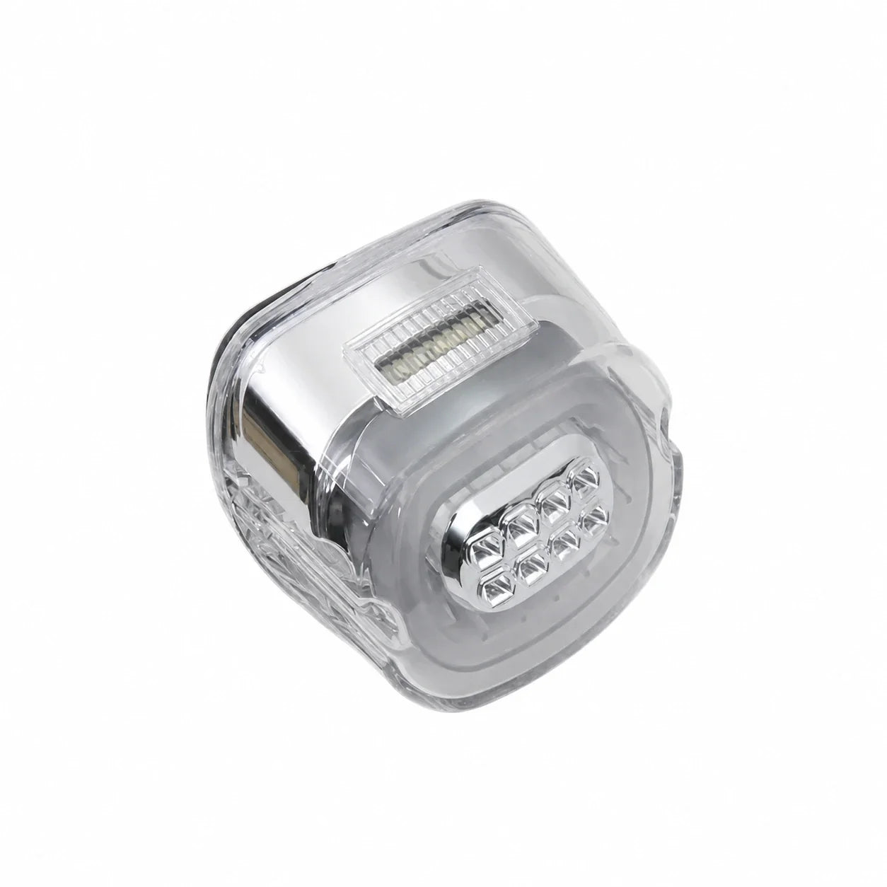 090317 chrome lens Fangster 3-in-1 LED tail light for Harley motorcycles