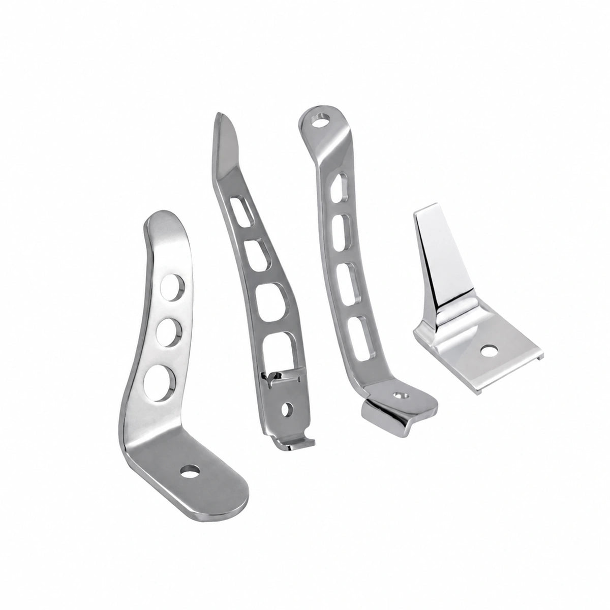 Fangster extended kickstand tabs for Harley Touring, Softail, Dyna and Sportster motorcycles