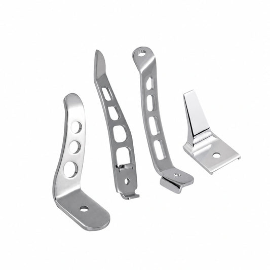Fangster extended kickstand tabs for Harley Touring, Softail, Dyna and Sportster motorcycles