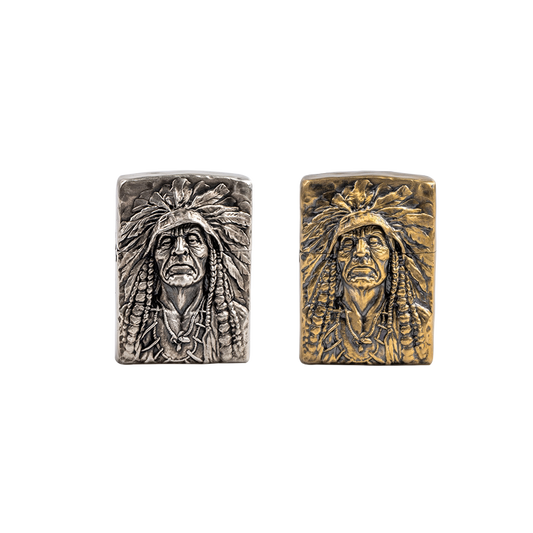 fearless chief hand-carved biker lighter case product view
