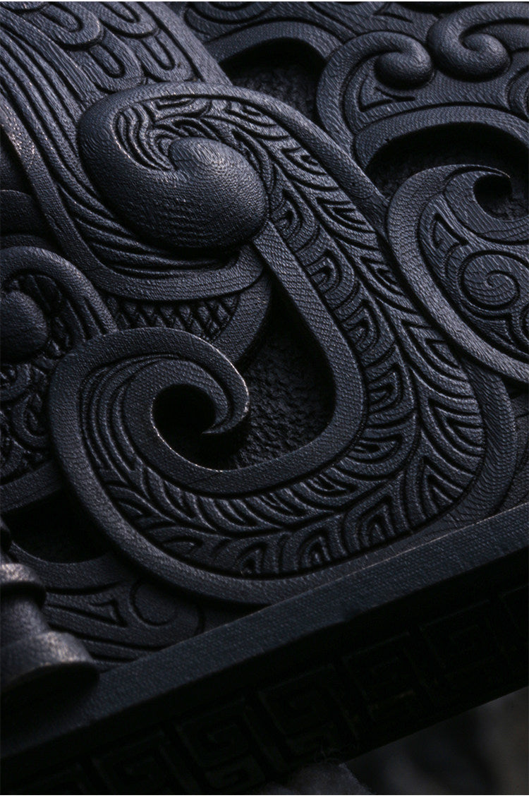 Guardian Beast Sword Silver Biker Belt — detail view 6