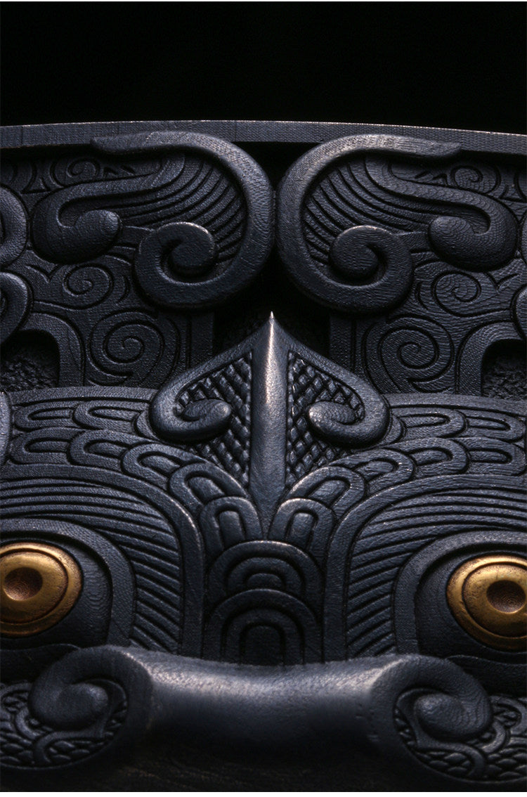 Guardian Beast Sword Silver Biker Belt — detail view 7