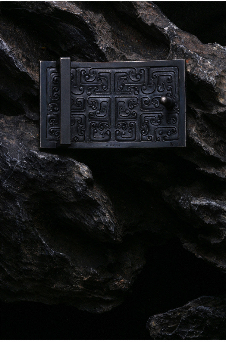 Guardian Beast Sword Silver Biker Belt — detail view 10