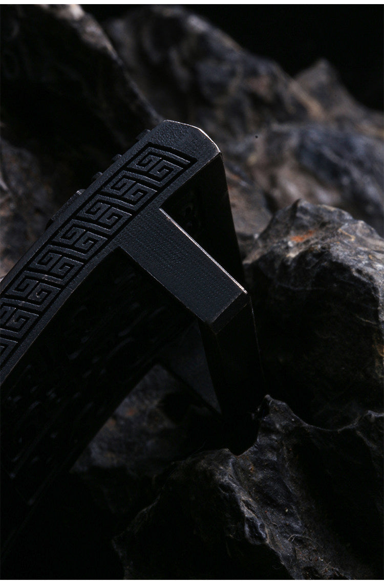 Guardian Beast Sword Silver Biker Belt — detail view 11