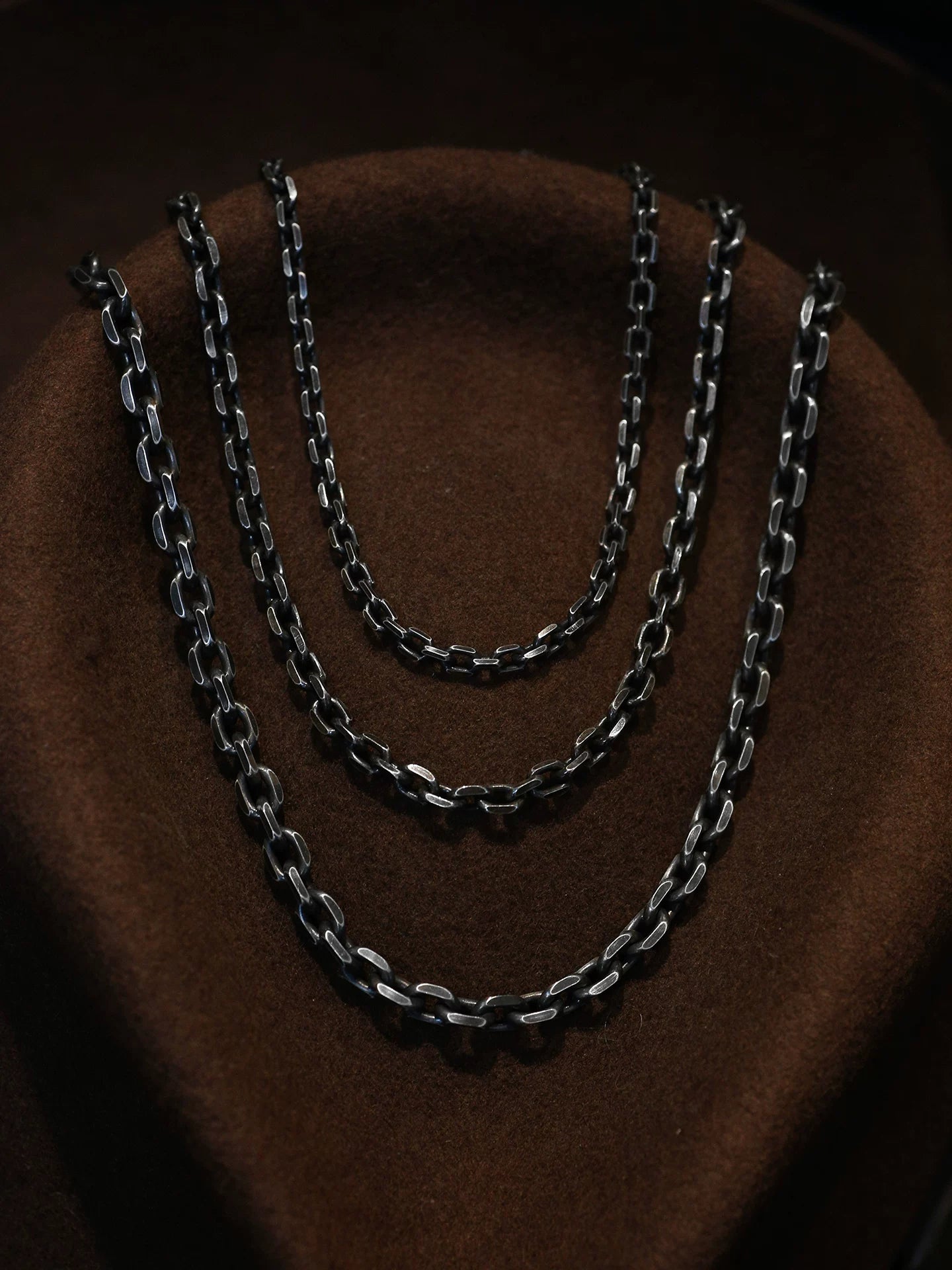 Handcrafted Sterling Silver Mariner Chain Necklace - view 1