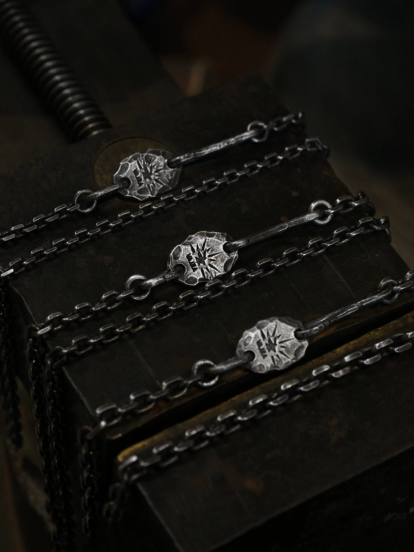 Handcrafted Sterling Silver Mariner Chain Necklace - view 2