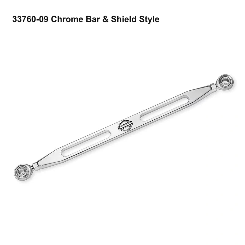 33760-09 chrome Bar and Shield style Harley shift linkage
