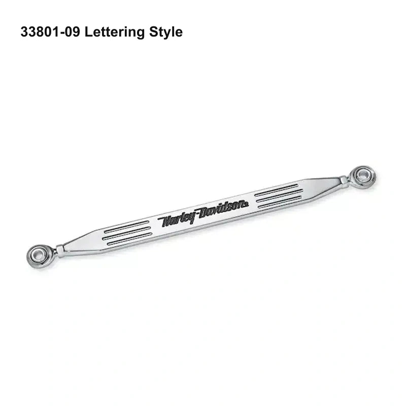 33801-09 chrome lettering style Harley shift linkage