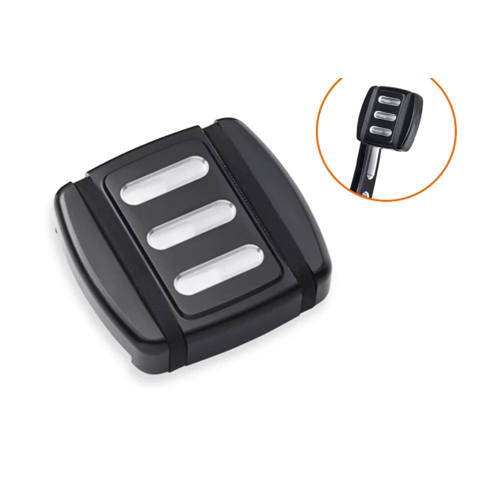 42847-10 machined brake pedal pad for Harley