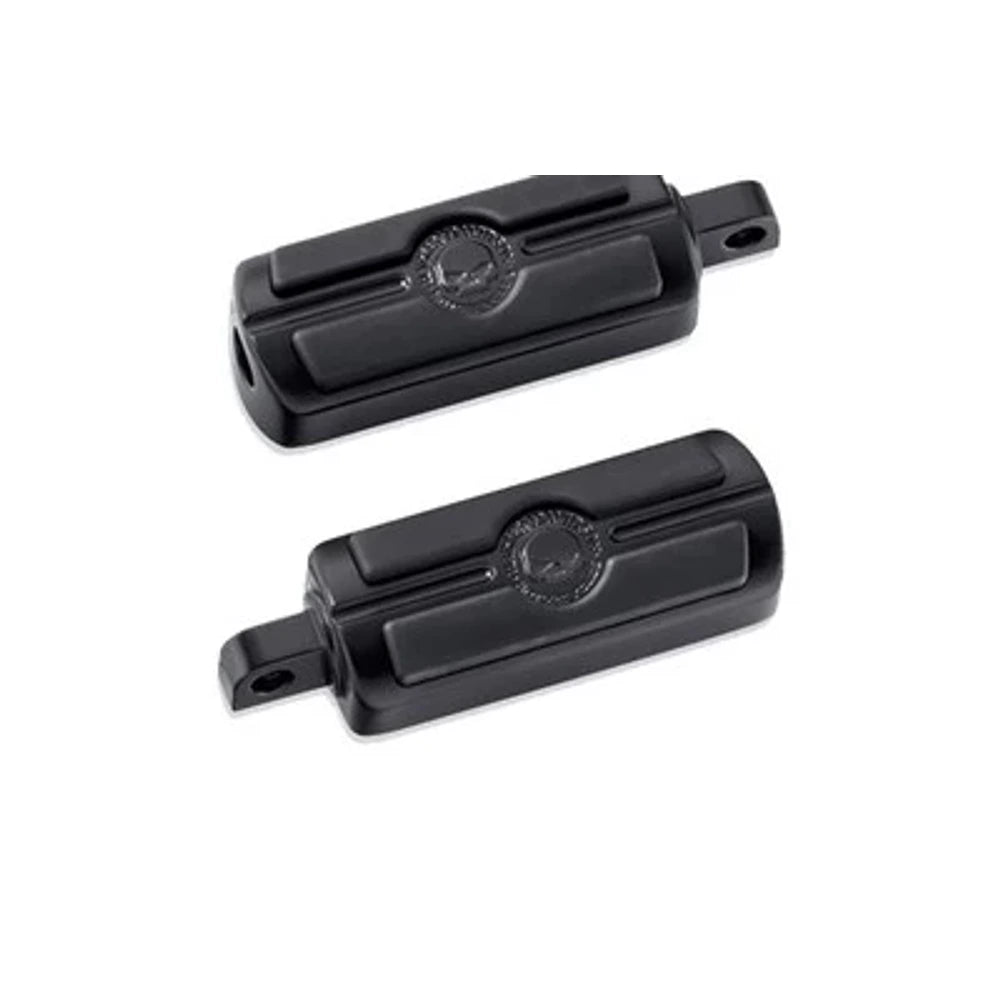 50501288 black universal skull foot pegs for Harley motorcycles
