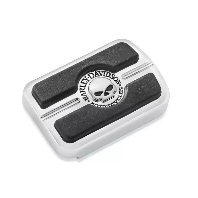 50600311 chrome skull brake pedal pad for Harley Fat Bob Fat Boy Heritage Classic and Deluxe