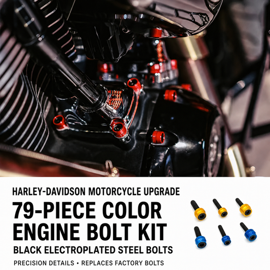 Harley-Davidson 79-piece color engine bolt kit