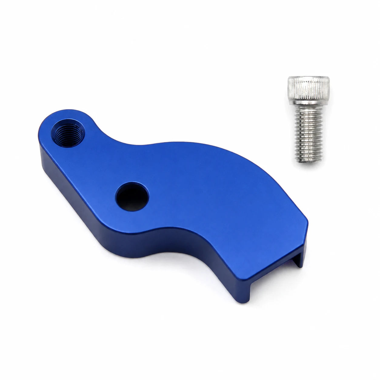 Blue Harley neutral finder shift assist bracket SKU 0501010BE
