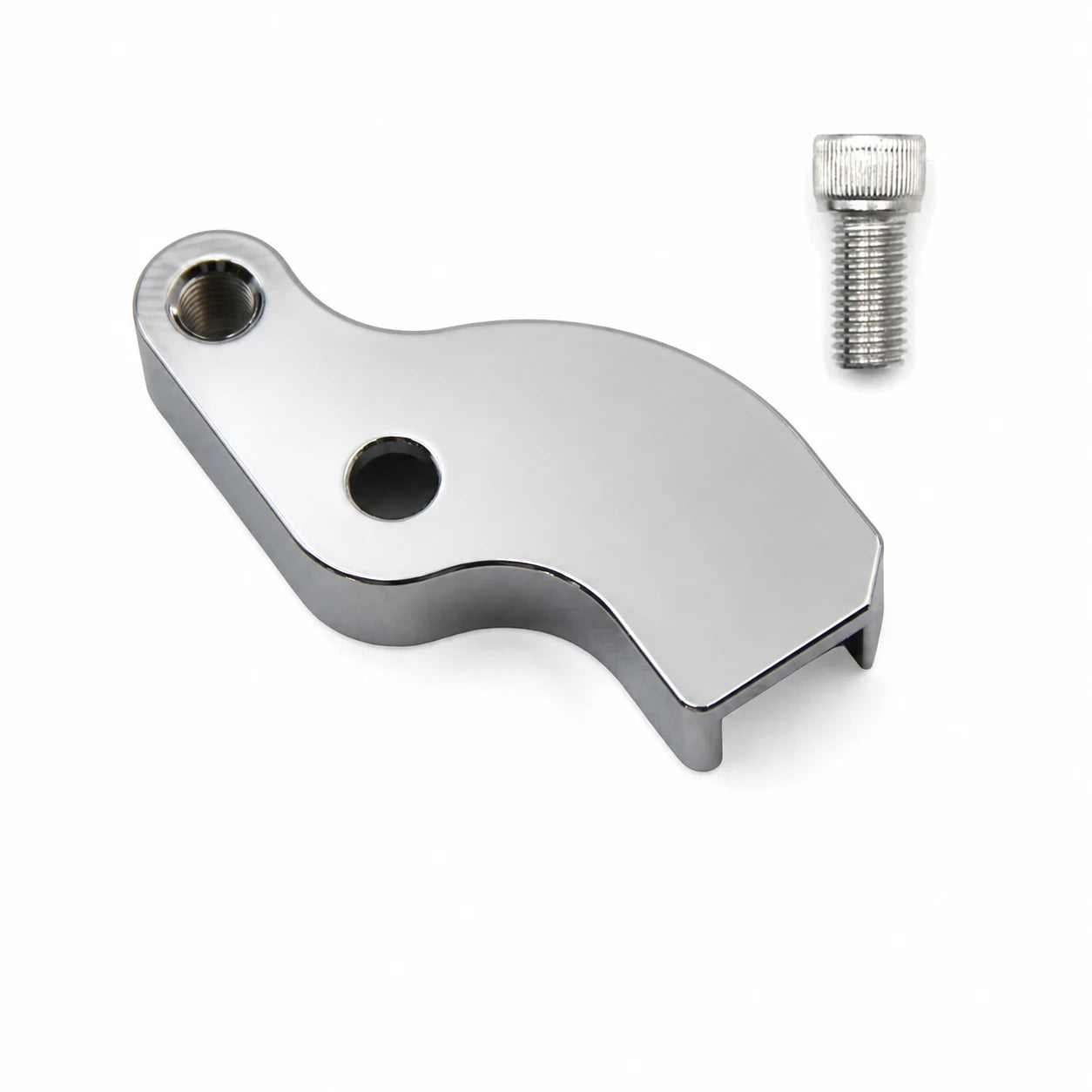Chrome Harley neutral finder shift assist bracket SKU 0501010C