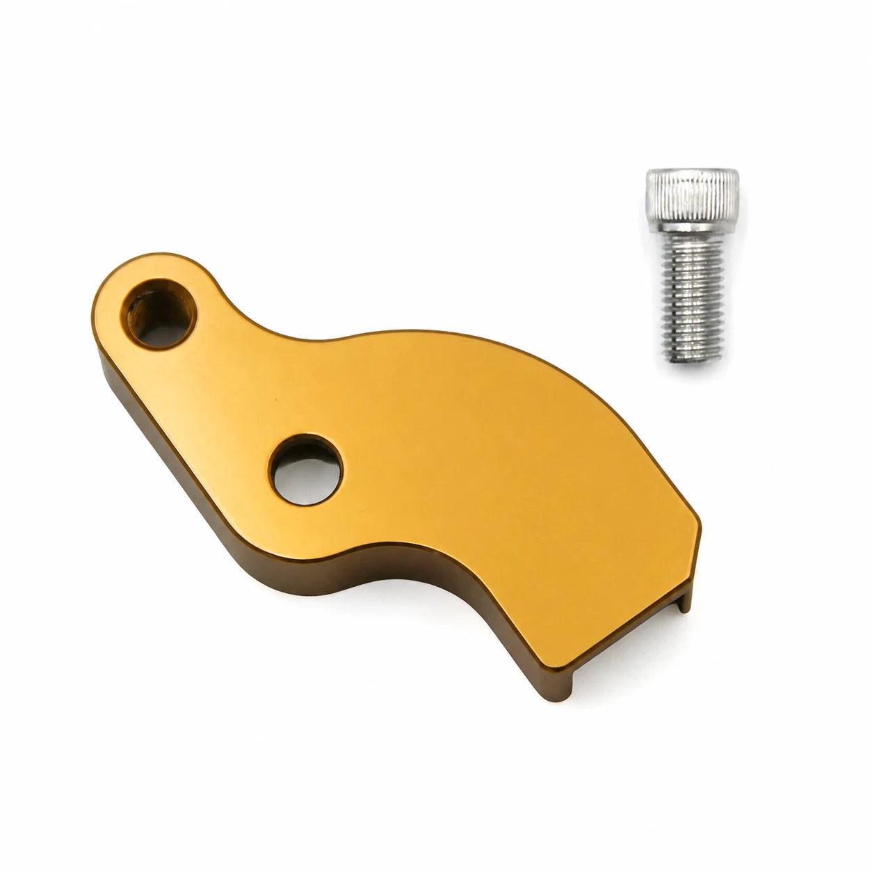 Gold Harley neutral finder shift assist bracket SKU 0501010GD