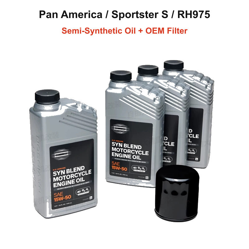 Pan America Sportster S RH975 semi-synthetic oil kit