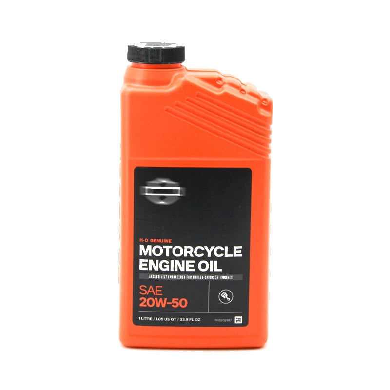 Semi-synthetic motorcycle engine oil bottle
