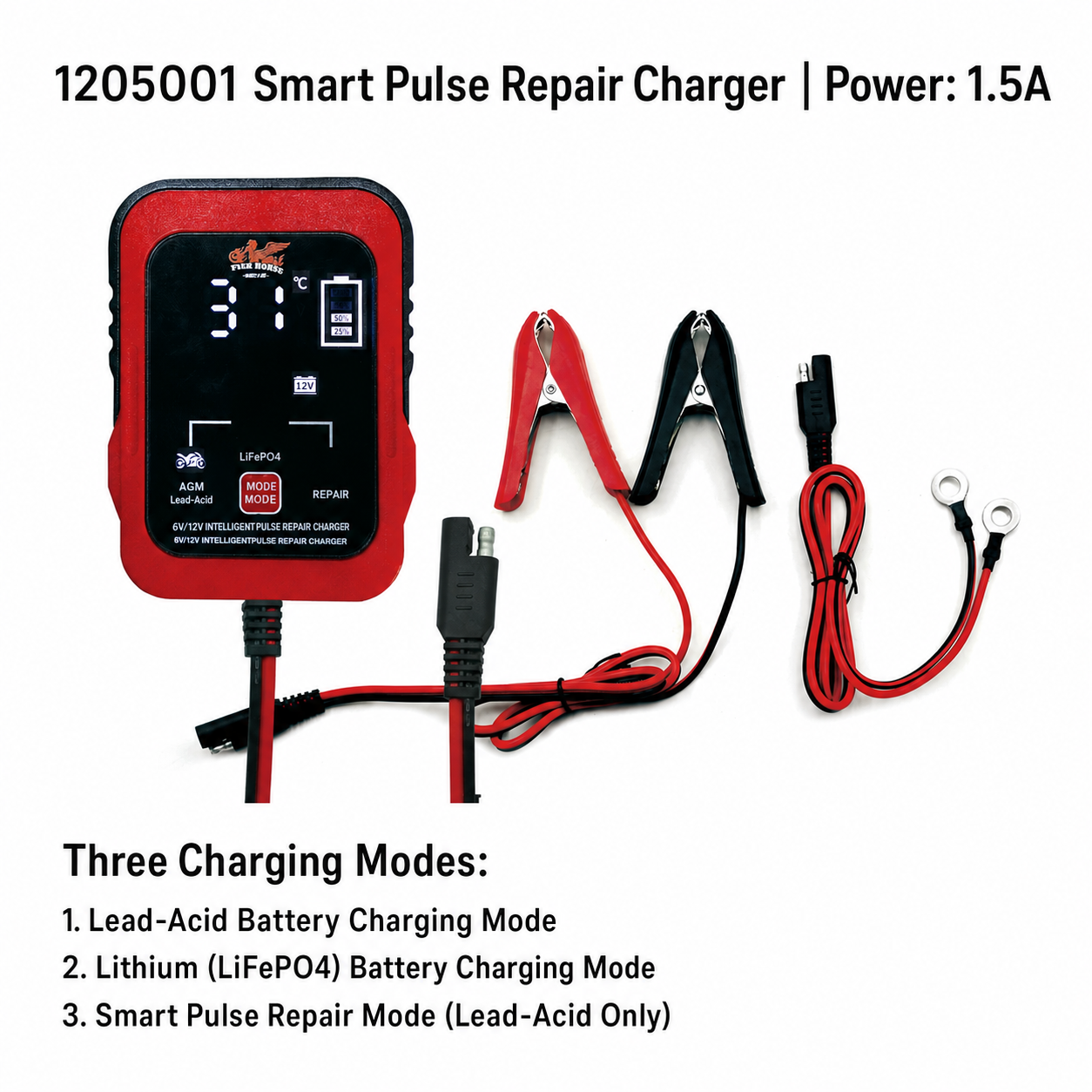 1205001 1.5A Pulse Repair Charger
