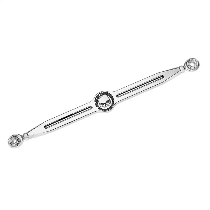 Chrome skull style adjustable shift linkage product view