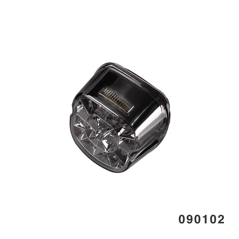 090102 smoke black lens square LED tail light variant