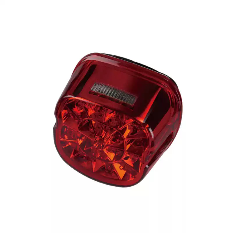 Red lens square LED tail and brake light detail