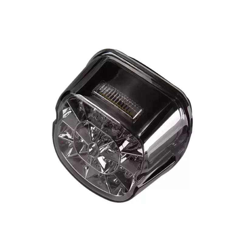 Smoke black lens square LED tail and brake light detail