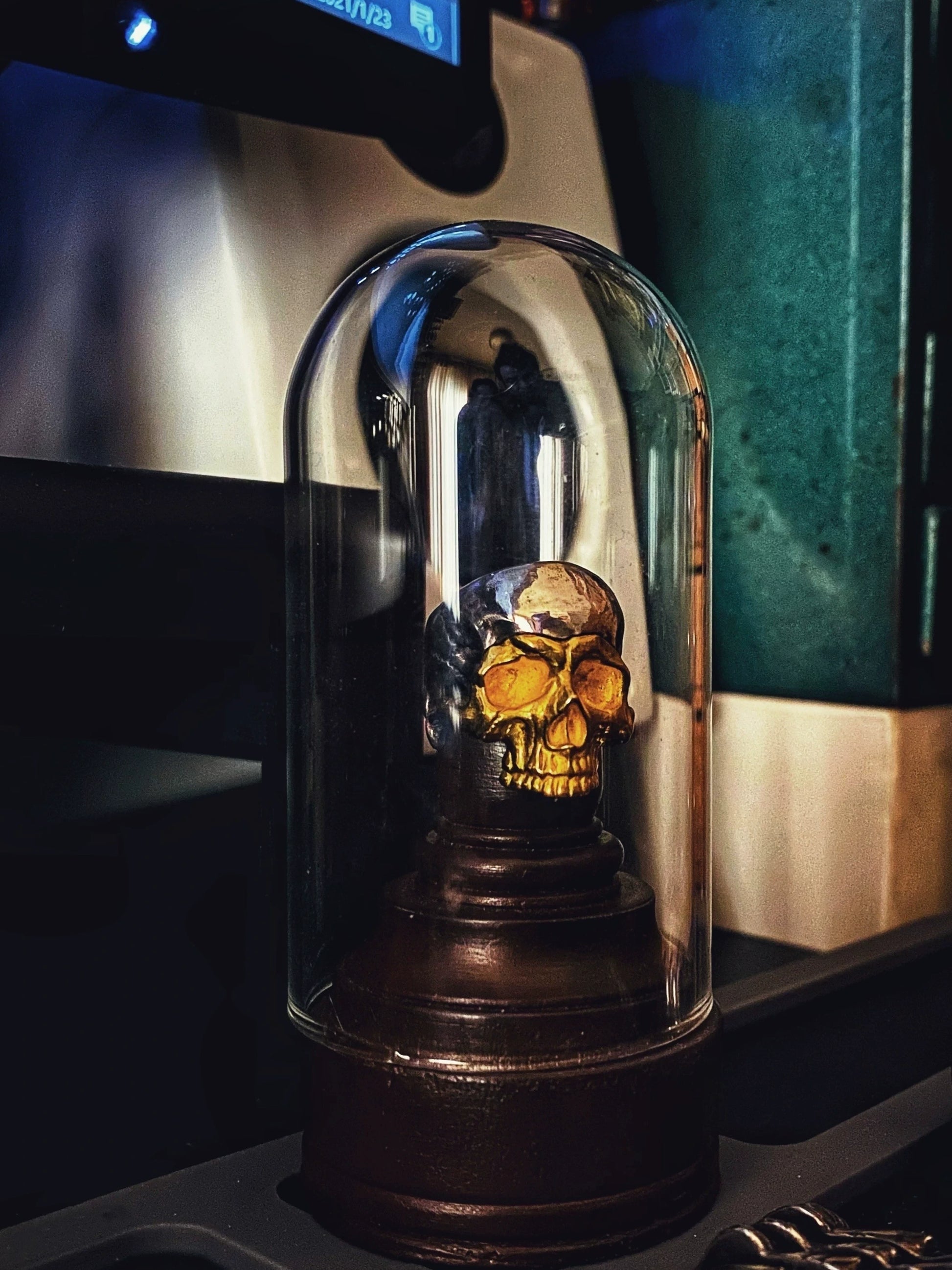 Jawless Skull 925 Sterling Silver Biker Ring — view 2