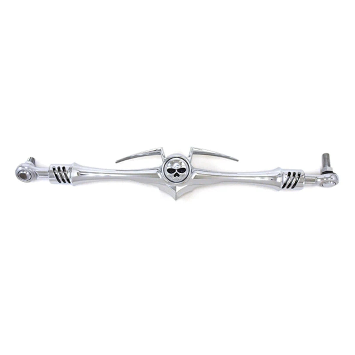 1075 Skull variant Kuryakyn chrome shift linkage for compatible Harley motorcycles