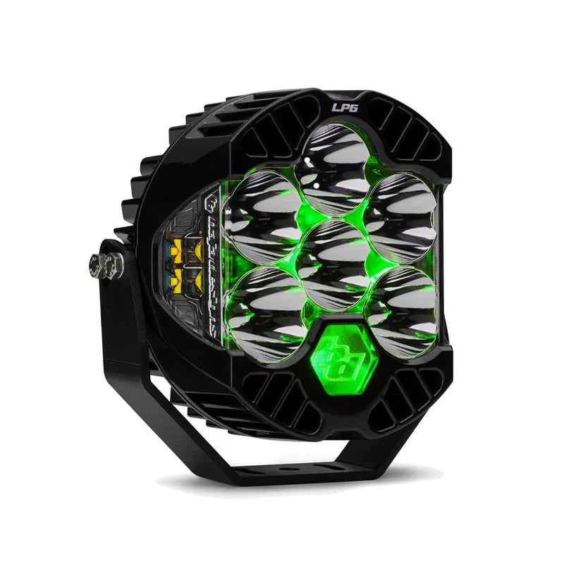 27-0016 green LED motorcycle headlight
