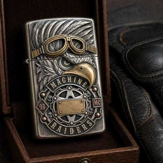 Memorial edition lighter with authorized club emblem and discreet engraved dates