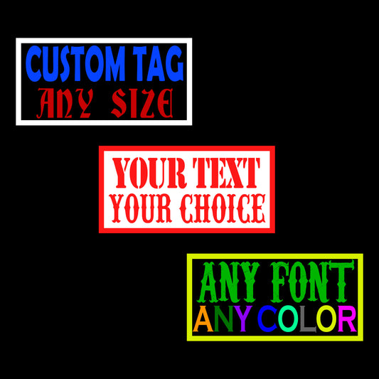 Custom Motorcycle Club Bar Tags-Biker Patches-Embroidery-3