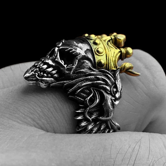 Custom Biker Ring(Skull)