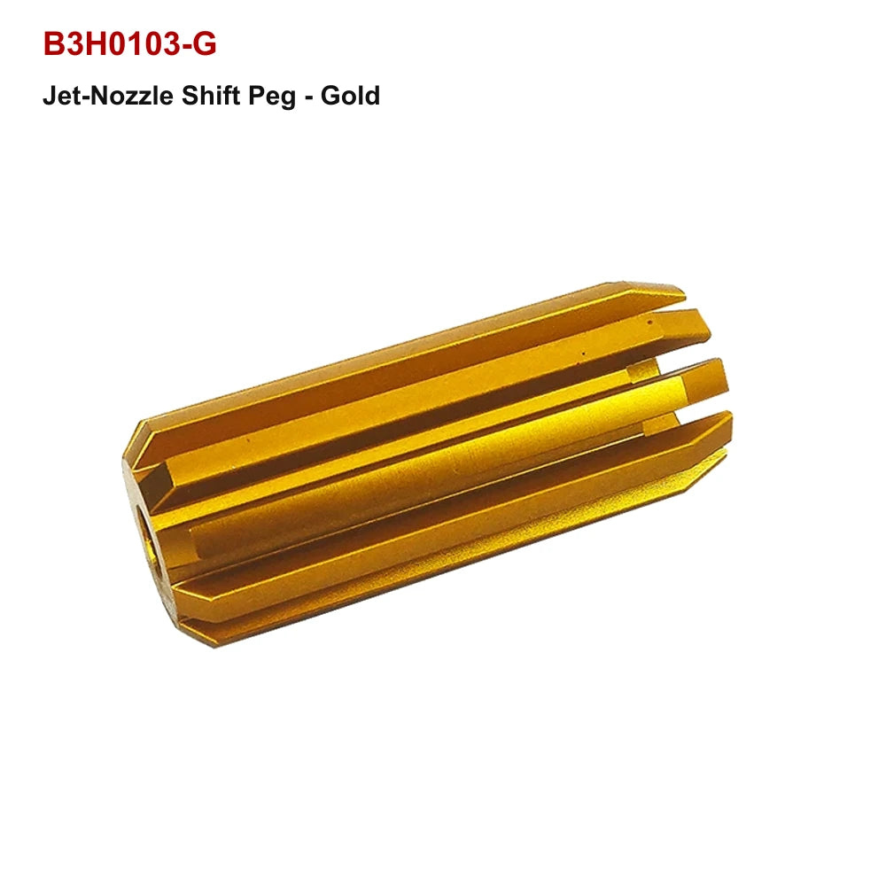 jet-nozzle shift peg in gold for Harley-Davidson Nightster RH975 motorcycle shift controls