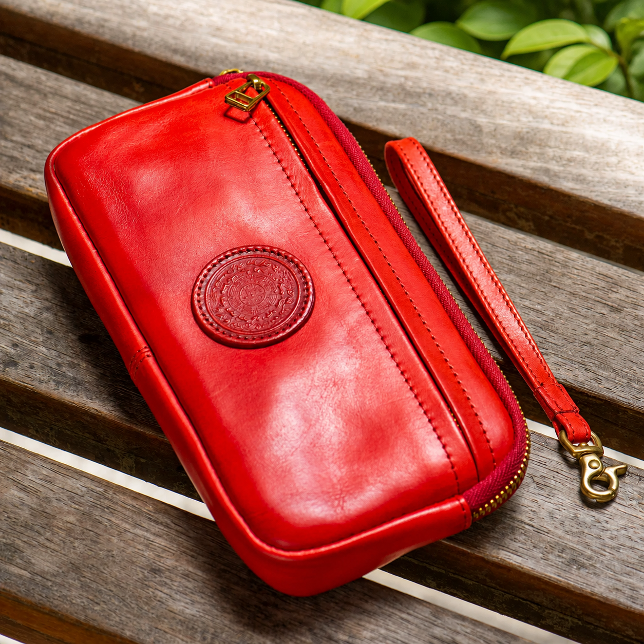 nine palace leather biker wallet 4