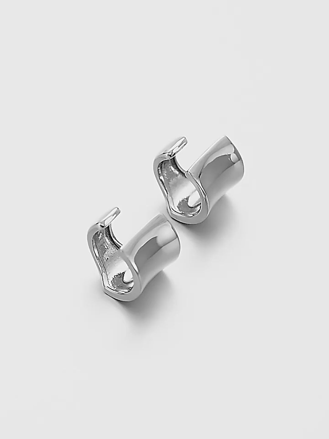 Sterling silver biker earring product video