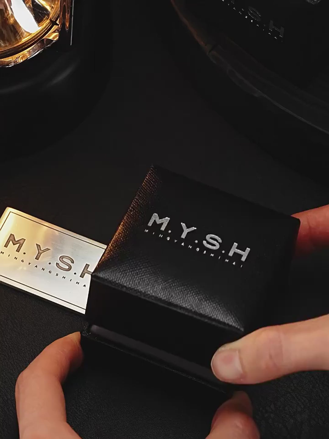 Sterling silver biker earring product video