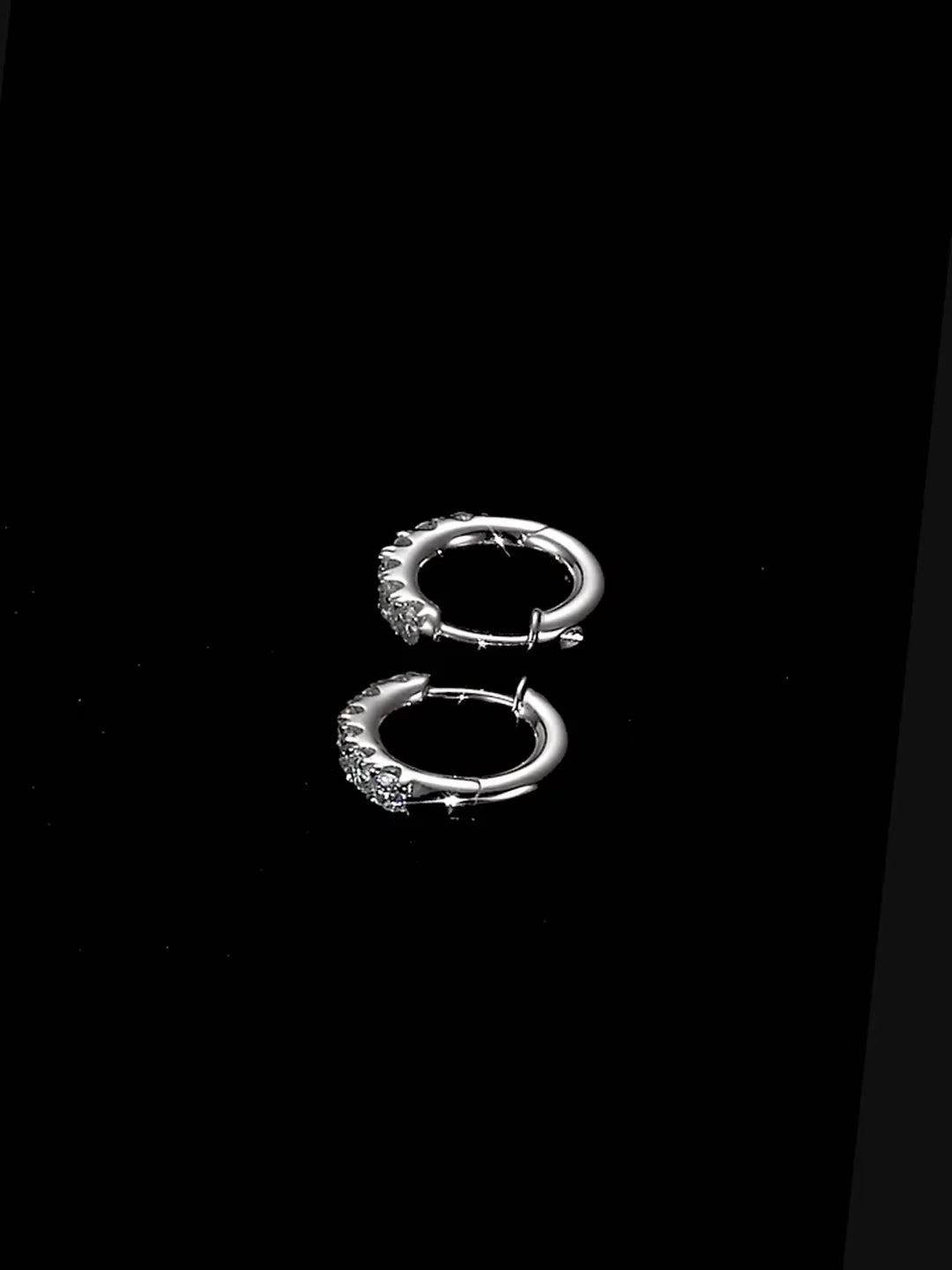 Sterling silver biker earring product video