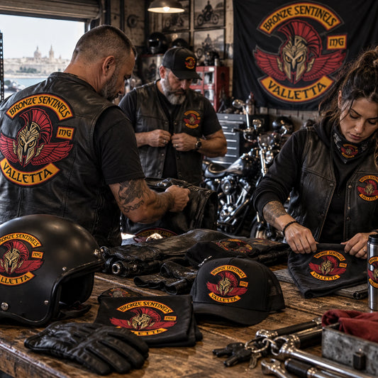 chapter runs gear for motorcycle clubs.