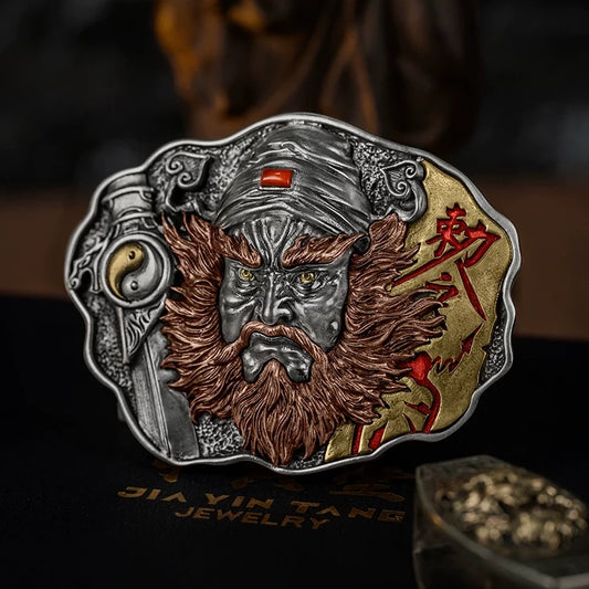Sacred Lord Zhong Kui Biker Belt Buckle product view