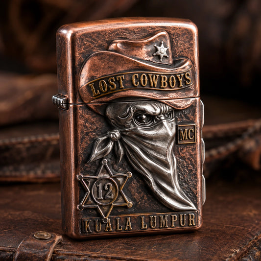 Three-dimensional sculpted club-logo lighter with an authorized emblem