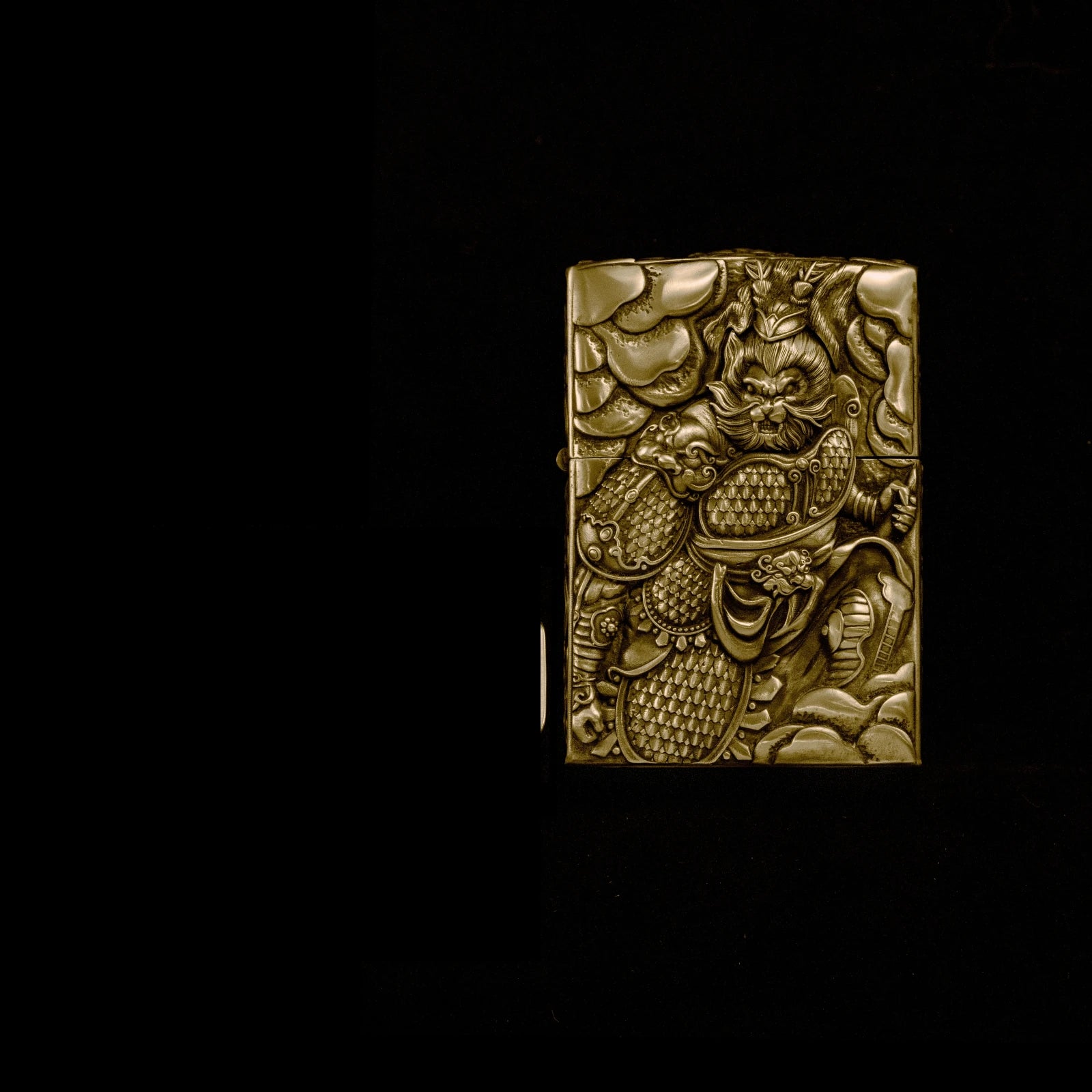 Solid Brass 3D Relief Biker Lighter – 24 Designs – Sun Wukong design