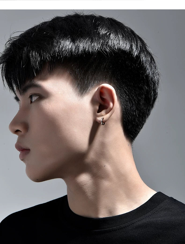 Sterling Silver Dragon Claw Stud Earrings for Bikers shown in a rider lifestyle view 2